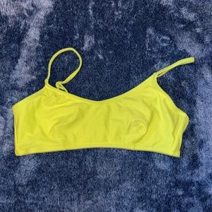 Neon Green Bikini Top